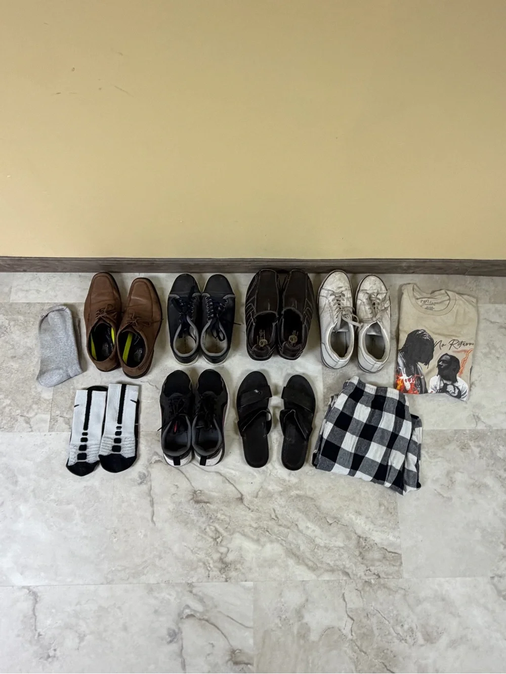 Lot of Shoes and Clothing